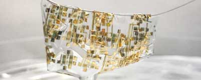 New flexible semiconductor is easily degradable