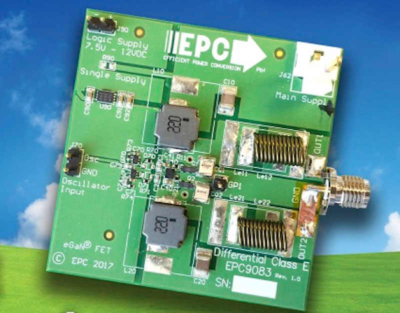 Differential mode board uses latest generation 200V eGaN FETs and operates up to 15MHz