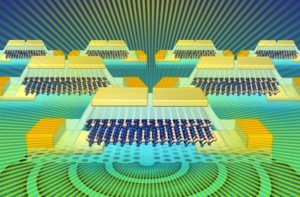 Ultrathin films of MoTe2 that emit and detect light can be stacked on top of silicon wafers