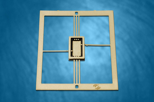 Picture: StratEdge’s MCB GaN package. Picture: StratEdge’s MCB GaN package.