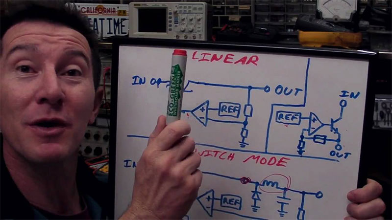 Linear and switching power supply