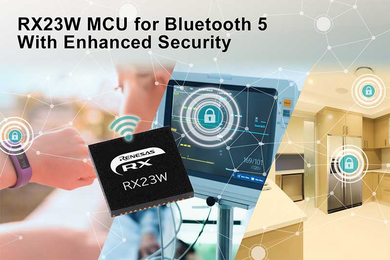 Renesas-RX23W-MCU-with-Bluetooth-5.0