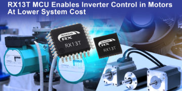 Renesas RX13T 32-Bit MCU Enables Inverter Control