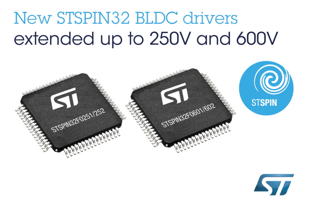 STSPIN32F0 motor-control system-in-package family