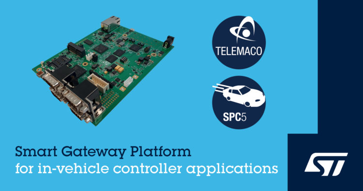 STMicroelectronics Launches Smart Gateway Platform for Automotive