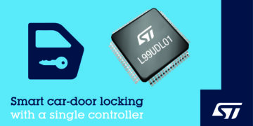 Highly Integrated Universal Car-Lock Controller designed by STMicroelectronics