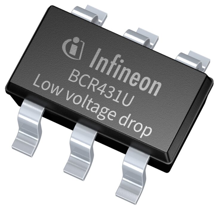 Infineon introduces the constant current linear LED driver IC BCR431U