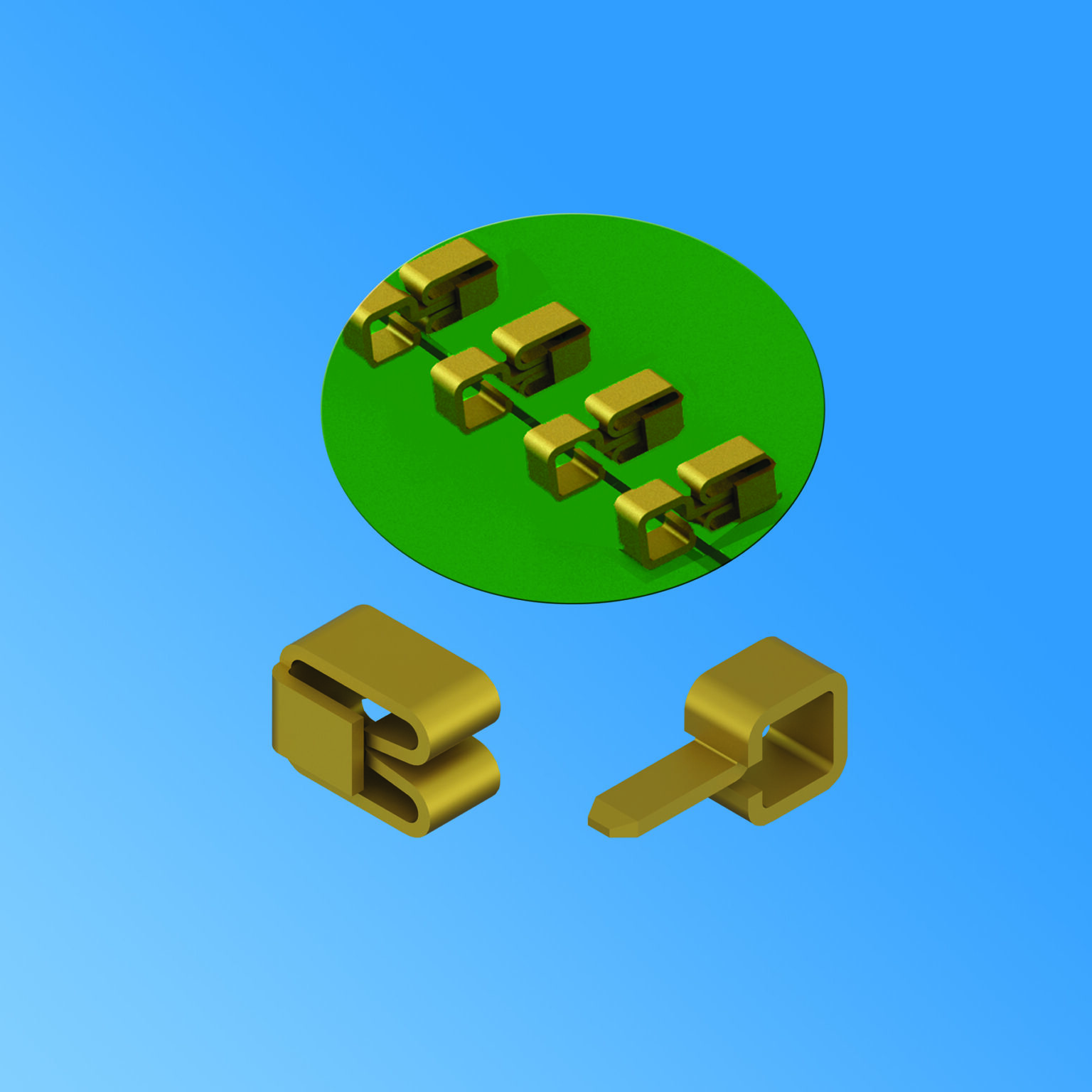 New, Low Profile, SMT PCB Edge Connectors from Keystone Semiconductor