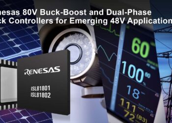 Renesas Unveils 80V Bidirectional Buck-Boost and Dual-Phase Buck DC/DC Controllers