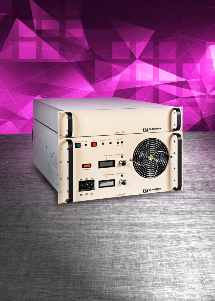 XP Power’s BQ series of high voltage DC power supplies offer 10kW of regulated power up to 100kV