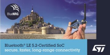 STMicroelectronics Introduces Bluetooth® 5.2-Certified SoC