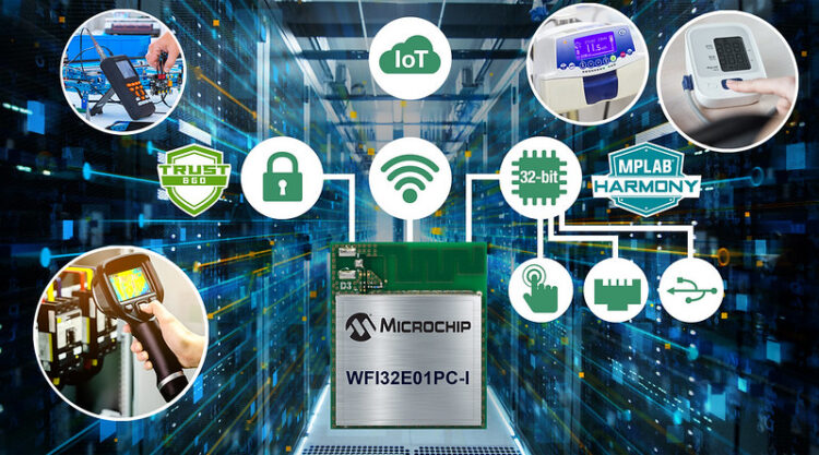 Microchip Technology Introduces Its First Trust&GO Wi-Fi®    32-bit MCU Module with Advanced Peripheral Options
