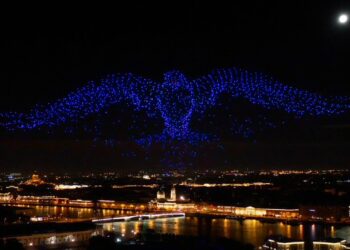 Record-breaking drone show enabled by u‑blox positioning technology
