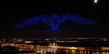 Record-breaking drone show enabled by u‑blox positioning technology