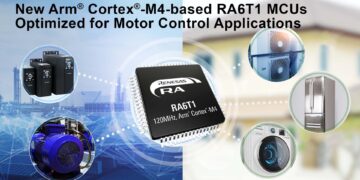 Renesas Extends RA MCU Family with RA6T1 MCU Group