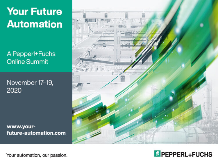 Pepperl+Fuchs Is Continuing Its Digital Event Series and Invites You to Its Second Online Summit