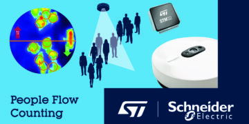 STMicroelectronics and Schneider Electric Reveal Advanced People-Counting Solution using AI