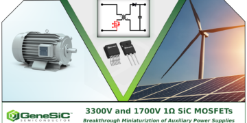 GeneSiC’s 3300V and 1700V 1000mΩ SiC MOSFETs