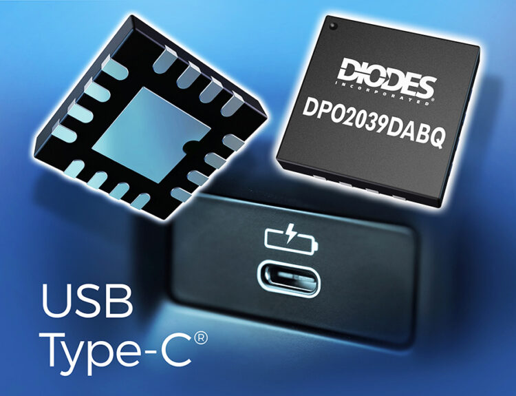 Diodes Incorporated Automotive-Compliant USB Type-C Port Protector