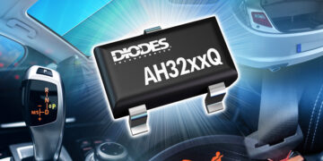 Diodes Incorporated Automotive-Compliant, Two-Wire Hall Effect Switches with Self-Diagnostics