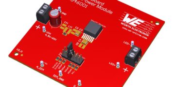 Wuerth Elektronik offers its LDHM Evaluation Board for LED control