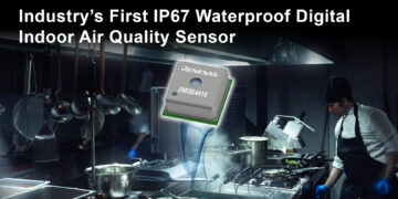 Renesas Industry’s First IP67 Waterproof Sensor