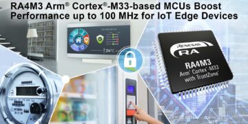 Renesas Extends Arm Cortex-Based MCU Family with RA4M3 MCU Group for Industrial and IoT Applications