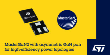 STMicroelectronics Extends MasterGaN® Family with New Device Optimized for Asymmetrical Topologies
