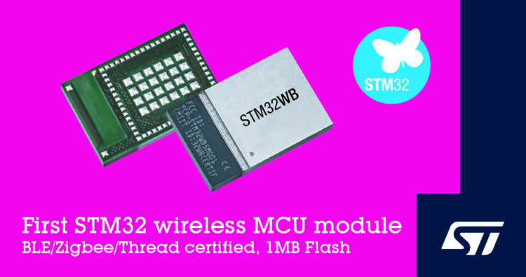 STMicroelectronics Boosts IoT Design with miniature STM32 MCU