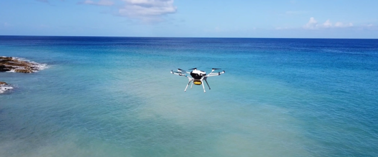 Drones powered by innovative energy-dense hydrogen fuel cells