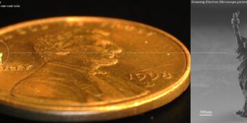 Micron-sized Statue of Liberty, tinier than an ant