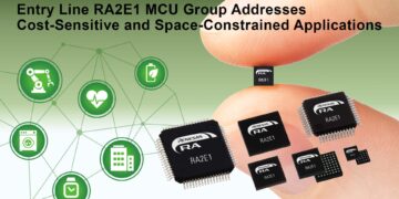 Renesas Adds New Entry-Line RA2E1 MCU Group to RA Family
