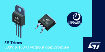 High-Temperature Snubberless™ 8H Triacs from STMicroelectronics Save Space and Boost Reliability