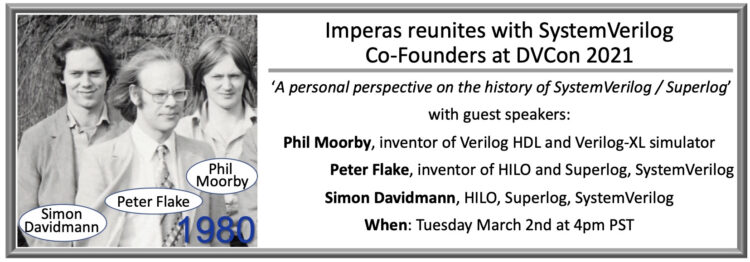 Imperas reunites with SystemVerilog Co-Founders at DVCon 2021
