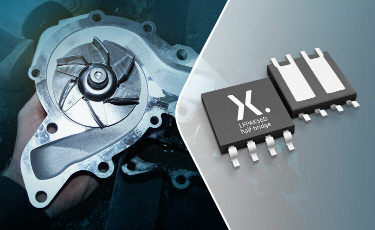 Nexperia extends LFPAK56D MOSFET line-up with AEC-Q101-qualified half-bridge package
