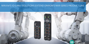 Maxim Integrated Enables OMRON to Extend its NXR-Series IO-Link Product Line with I/O Hub Solutions for Industry 4.0