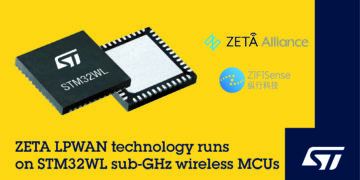 STMicroelectronics Joins ZETA Alliance to Promote Emerging Long-Range IoT Connectivity Standard