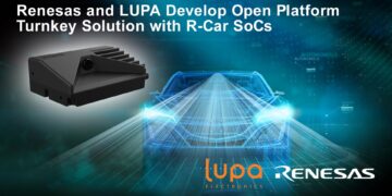 Renesas and LUPA Accelerate Automotive Smart Camera Development with Open Platform Turnkey Solutions