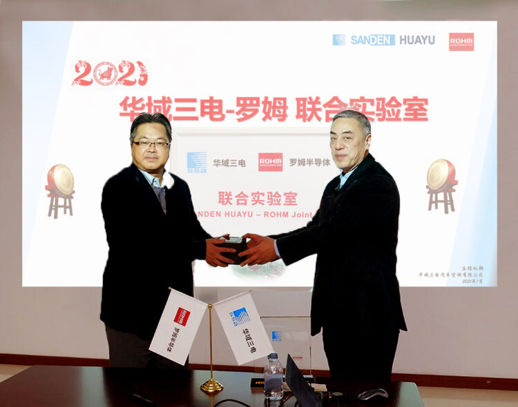 ROHM and Sanden Huayu Hold Opening Ceremony Announcing Establishment of a Joint Technology Laboratory