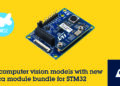 A new AI firmware function pack and camera-module hardware bundle from STMicroelectronics