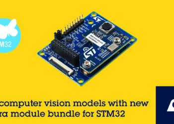 A new AI firmware function pack and camera-module hardware bundle from STMicroelectronics