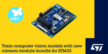 A new AI firmware function pack and camera-module hardware bundle from STMicroelectronics