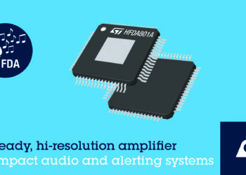 STMicroelectronics new high-resolution audio amplifier