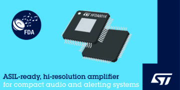 STMicroelectronics new high-resolution audio amplifier