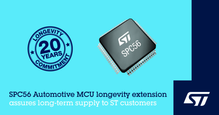 STMicroelectronics Popular MCU Longevity Extension