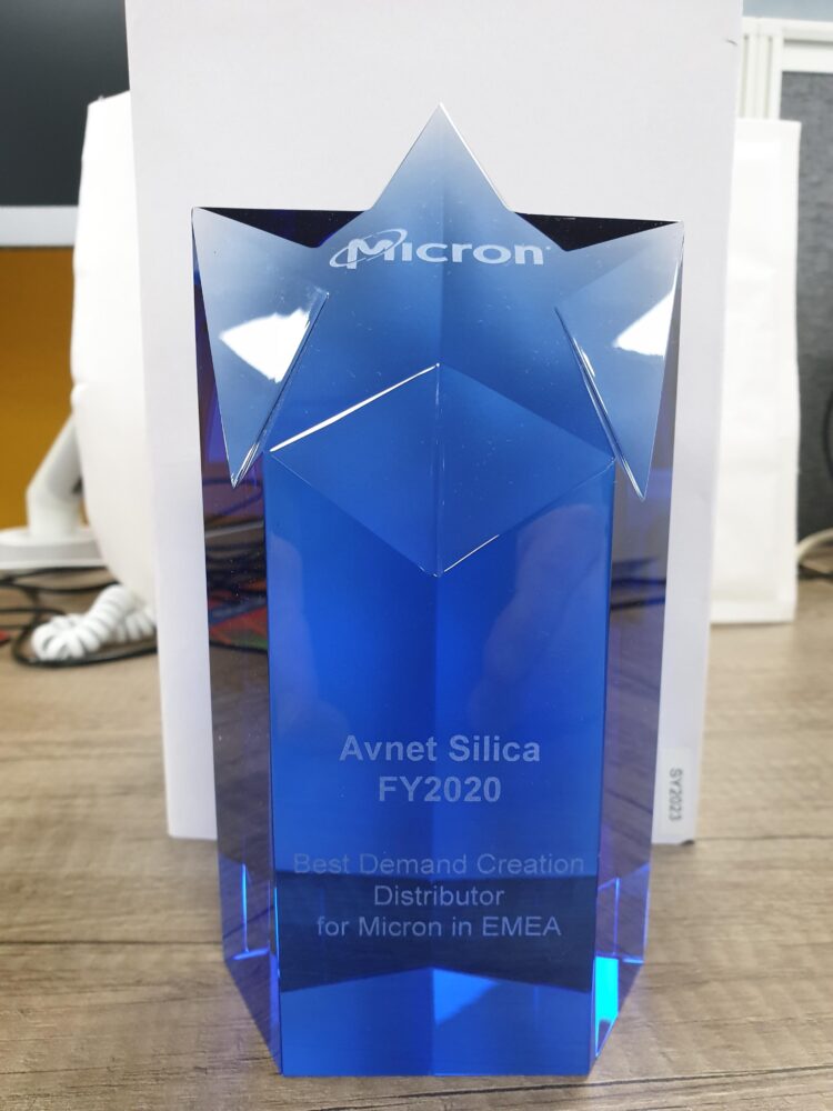 Avnet Silica wins 2020 demand creation award from Micron Technology