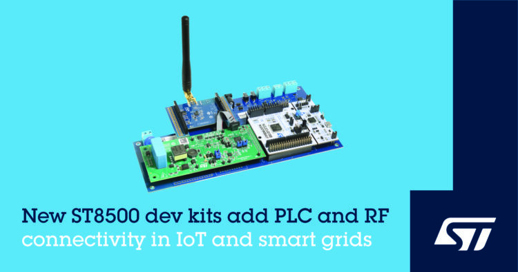STMicroelectronics Drives G3-PLC Hybrid Connectivity into Smart Devices with ST8500 Development Ecosystem