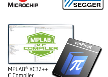 Microchip licenses SEGGER’s emFloat floating-point library for the XC32 V4.0 compiler toolchain