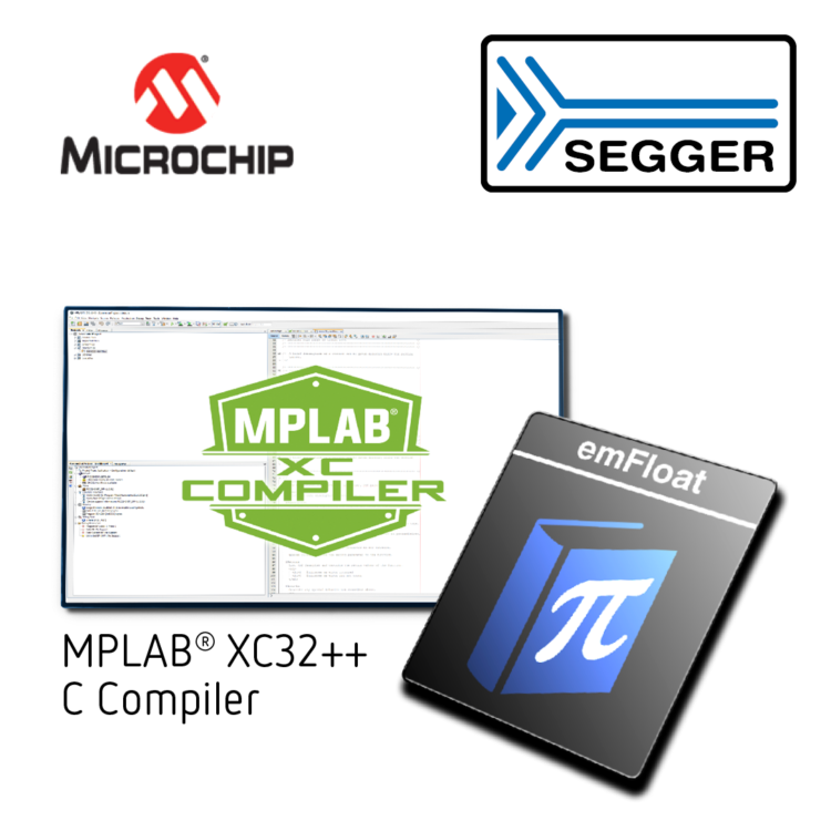 Microchip licenses SEGGER’s emFloat floating-point library for the XC32 V4.0 compiler toolchain