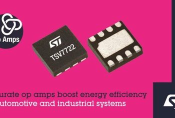 High-Accuracy Op Amp from STMicroelectronics Targets Energy-Efficient Power Conversion